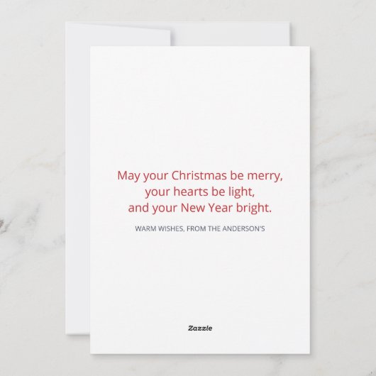 Red Cardinal with Holly Berries Feestdagenkaart (Achterkant)