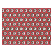 Red Cardinal with Holly Berries Tafelkleed (Voorkant (Horizontaal))