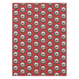 Red Cardinal with Holly Berries Tafelkleed