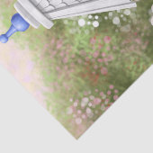 Red Cardinals Bird House Flower Garden Tissuepapier (Detail)