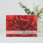 Red Carnan Floral bedankt (Staand voorkant)