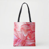 Red Carnation All-Over-Print Canvas tas, gemiddeld Tote Bag (Voorkant)