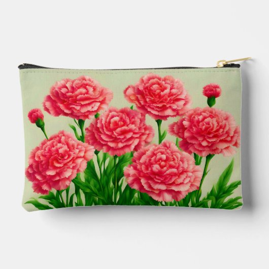 Red Carnations Pouch Etui (Achterkant)