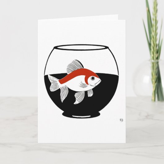 Red Carp Art Kaart (Voorkant)