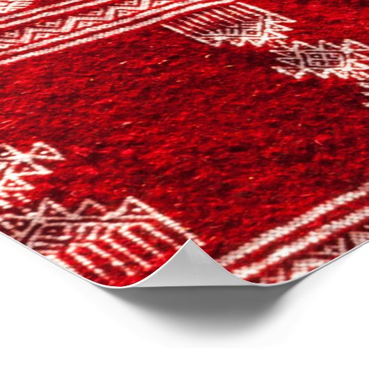 Red Carpet At Market Poster (Hoek)