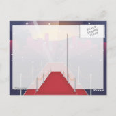 Red Carpet Celebrity Briefkaart (Achterkant)