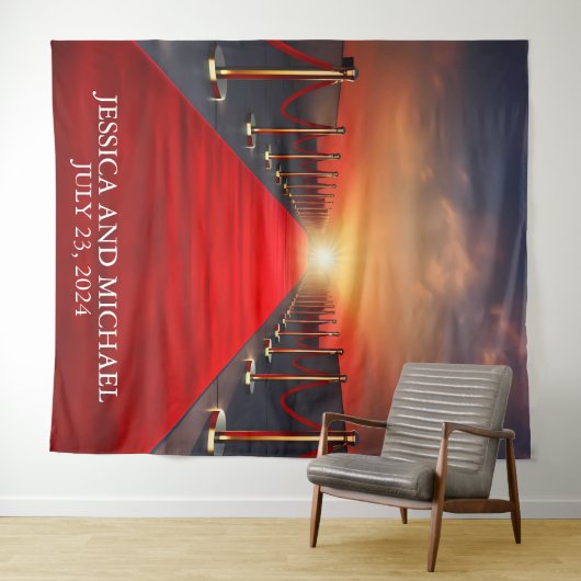 Red Carpet Celebrity Hollywood Event Wandkleed (In Situ (horizontaal))