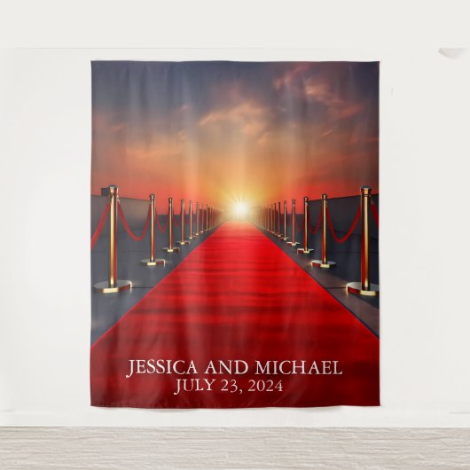 Red Carpet Celebrity Hollywood Event Wandkleed (Voorkant)