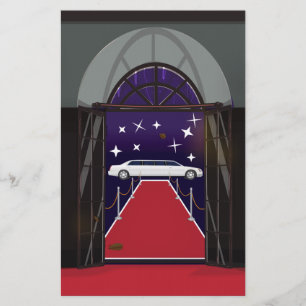 Red Carpet Celebrity Limo Briefpapier