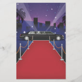 Red Carpet Celebrity Limo Briefpapier (Voorkant)
