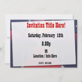 Red Carpet Celebrity Limo Kaart (Achterkant)