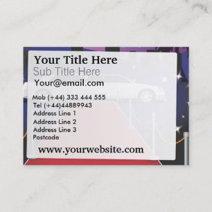 Red Carpet Celebrity Limo Visitekaartje