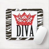 Red Carpet Diva Mousepad Muismat (Met muis)