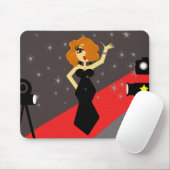 Red Carpet Diva Mousepad Muismat (Met muis)