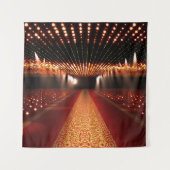 Red carpet festival: glamoureuze scène. wandkleed (Voorkant)