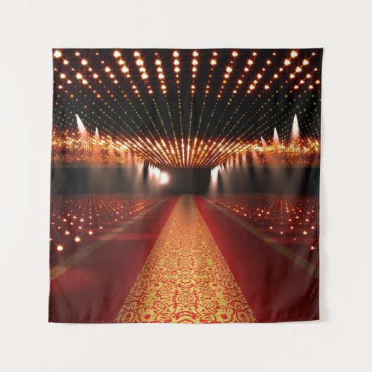 Red carpet festival: glamoureuze scène. wandkleed (Voorkant)