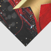 Red Carpet Hollywood Gold Stars Birthday Party Tissuepapier (Detail)