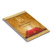 Red Carpet Hollywood Star Gold Sweet 16 Guest Book Notitieboek (Rechterzijde)