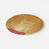 Red Carpet Hollywood Star Sweet 15 Birthday Papieren Bordje (Gekanteld)