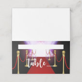 Red Carpet Hollywood Sweet 16 Custom Place Card Plaatskaartje (Buitenkant ongevouwen)