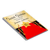 Red Carpet Hollywood Sweet 16 Guest Book Notitieboek (Rechterzijde)