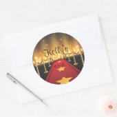 Red Carpet Hollywood Sweet 16 Party Favor Labels (Envelop)