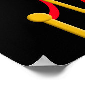 Red Carpet Hollywood Sweet 16 Verjaardagsfeestje Poster (Hoek)