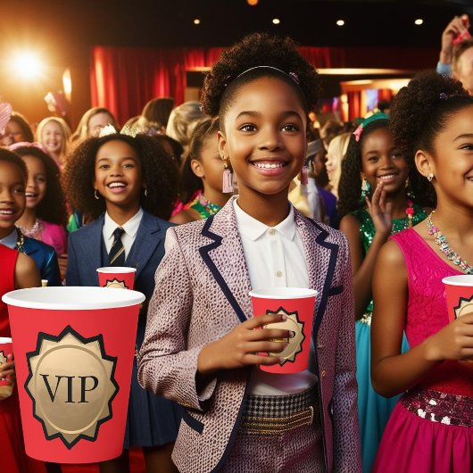 Red Carpet Premiere Verjaardag Glamoureuze Film Pa Papieren Bekers