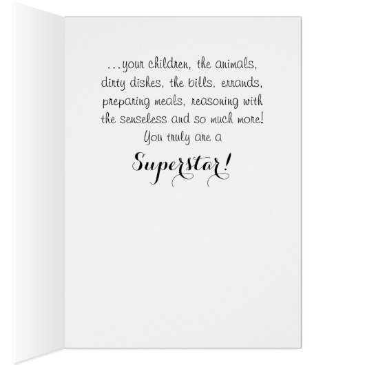 Red Carpet Superstar "mam"-kaarten (Binnen (Rechts))