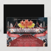 Red Carpet Sweet Sixteen Uitnodiging (Voorkant / Achterkant)