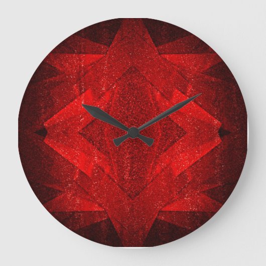 Red Carpet - Wall Clock Grote Klok (Voorkant)