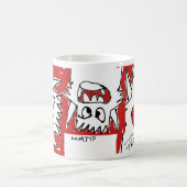 Red Cartoon Monster Koffiemok (Center)