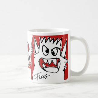 Red Cartoon Monster Koffiemok