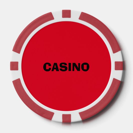 RED CASINO 500 WITTE POKER WIN HEET CHIPS (Voorkant)