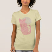 Red Cat en het Moon T-shirt (Voorkant)