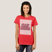 Red Cat Mom T-shirt (Voorkant volledig)