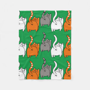 Red Cats Huisdieraccessoires en Cadeaus Vlokken Fleece Deken