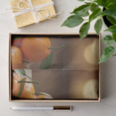 Red Caviar, Champagne, Tangerines, Festive Dinner Tissuepapier (Geschenk)