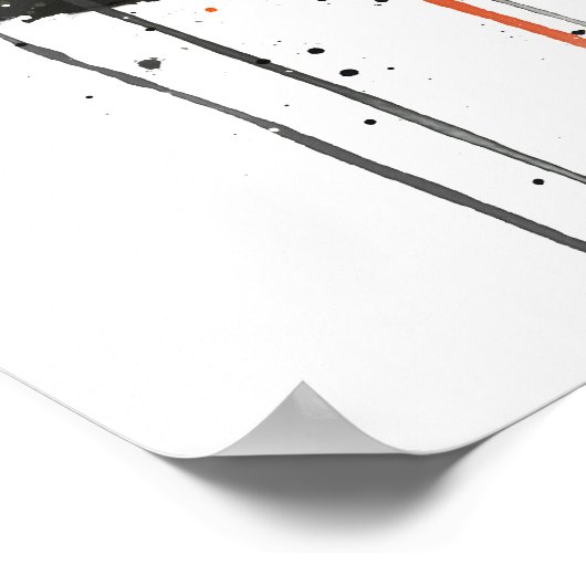 Red Caviar Gunkan Sushi Poster (Hoek)