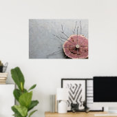 Red Cedar Natuurlijke Eco-Art Sculptuur Oblique Poster (Thuiskantoor)