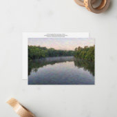 Red Cedar Notitiekaartje (Voorkant / Achterkant in situ)