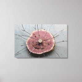 Red Cedar Wood Natuur Art Sculpture Gecentreerd Canvas Afdruk