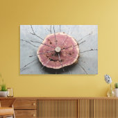 Red Cedar Wood Natuur Art Sculpture Gecentreerd Canvas Afdruk (Insitu (Woonkamer))