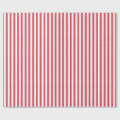 Red Chalk Stripes Cadeaupapier (Vlak)