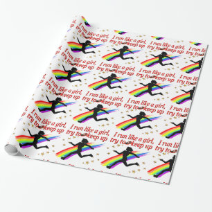 RED CHAMPION GIRL TRACK EN FIELD DESIGN CADEAUPAPIER