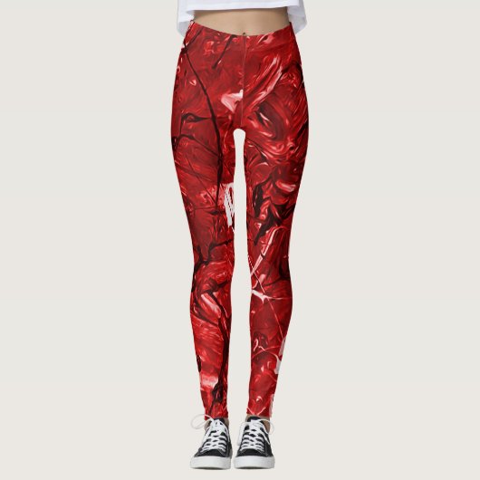 Red Chaos Leggings (Voorkant)