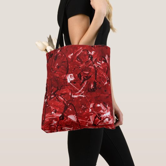 Red Chaos Tote Bag (Dichtbij)