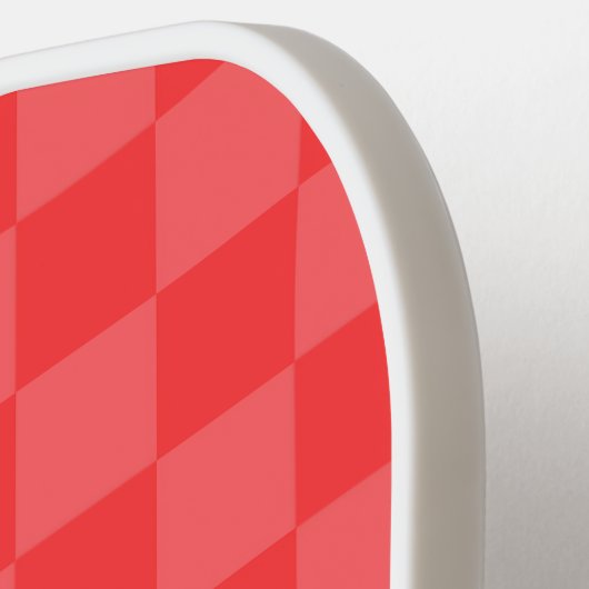 Red Check Pickleball Paddle (Links Detail)