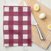 Red Checker Dish Towel Theedoek (Quarter Fold)