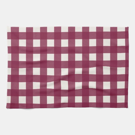 Red Checker Dish Towel Theedoek (Horizontaal)